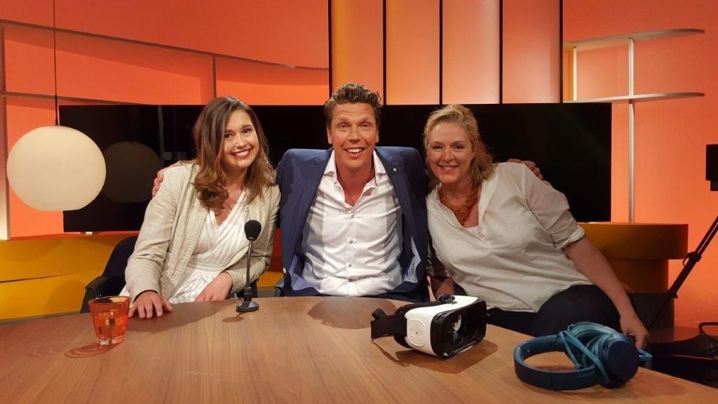 Founder Marijke Sjollema in the talkshow Bynt